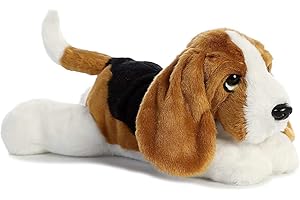 Aurora Flopsie Basset Hound Stuffed Animal: Playful Companion for a Timeless Bond