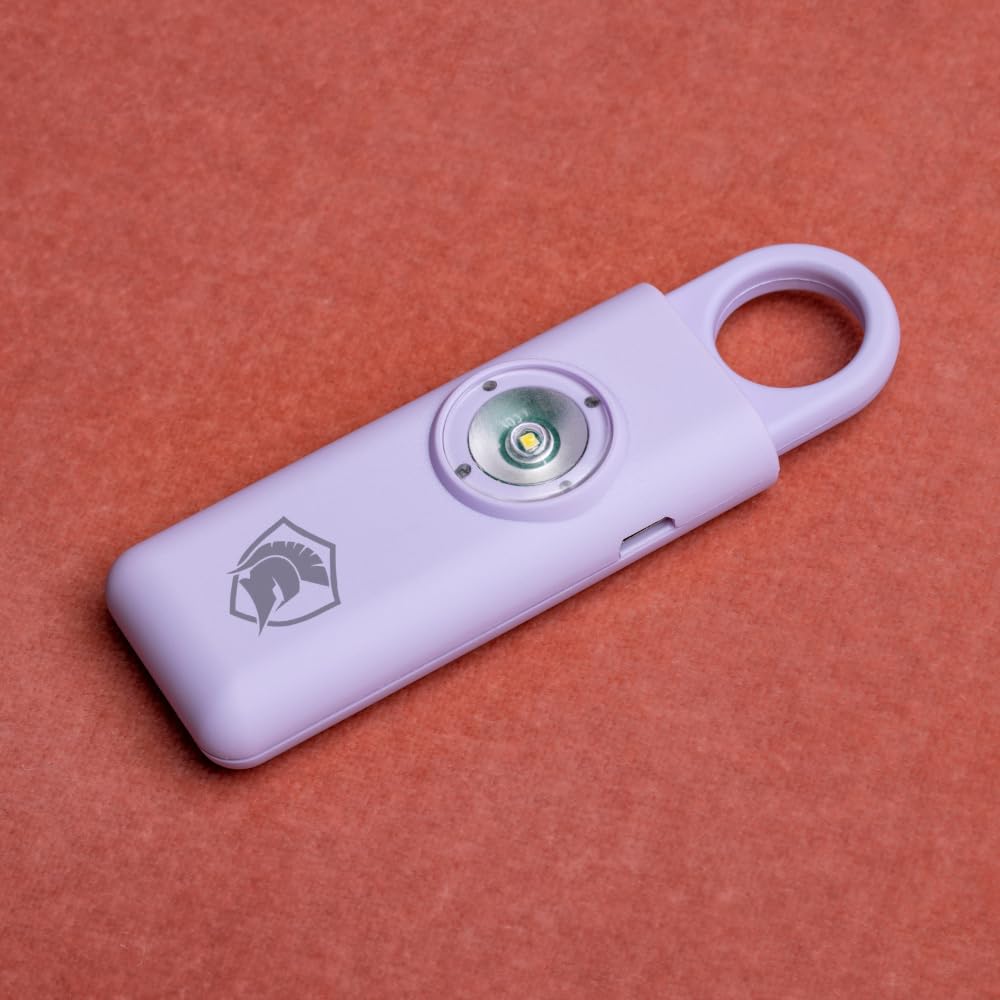 Alarme de sécurité personnelle rechargeable (lavande)