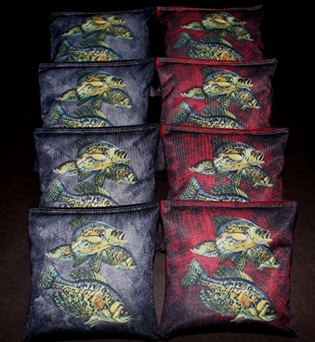 BackYardGamesUSA Large Mouth BASS Fisherman Fish 8 Regulation Cornhole Bean Bags B168
