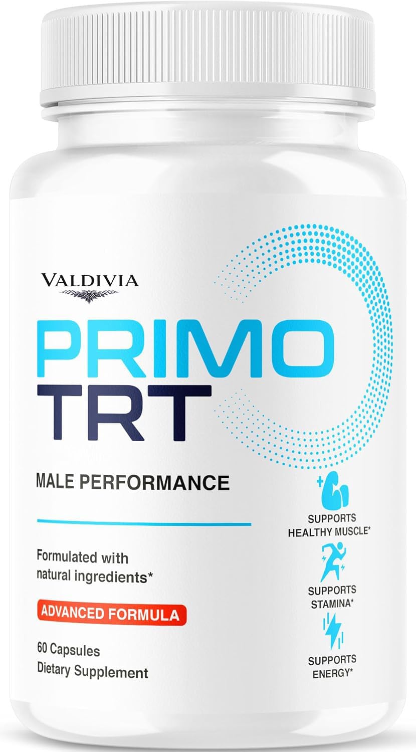 Valdivia Primo TRT Capsules- Official PrimoTRT Supplement Capsules for Men - Maximum Strength Energy Support, Natural Primo TRT Vitamins Support Overall Health & Wellness, 60 Capsules for 1 Month