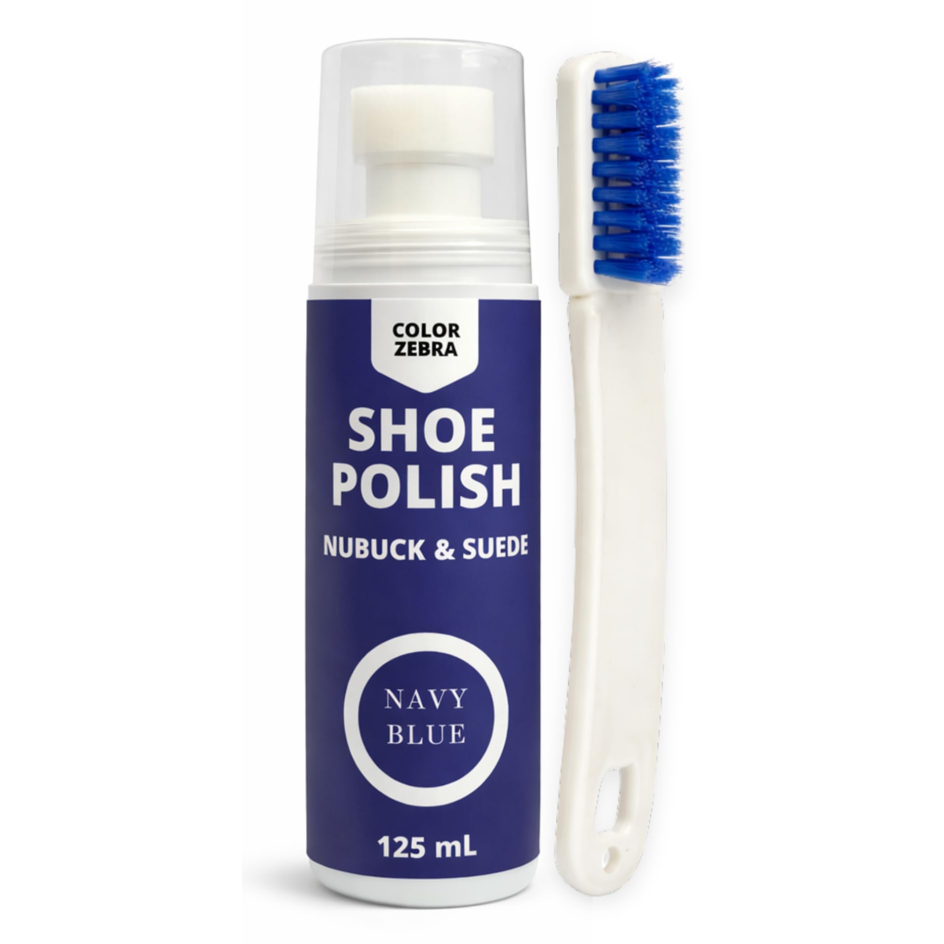 Nubuck and Suede Shoe Polish | Color - Navy Blue | Pack 125 ML | Nubuck and Suede Renovator