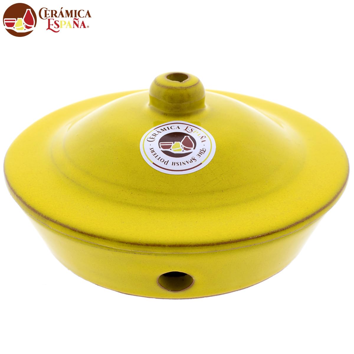 CERÁMICA ESPAÑA | Bruciatore d'incenso | Citronella | Repellente zanzare naturale | Bruciatore repellente zanzare - Modello J04 | 16 x 16 x 7 cm | 10 spirali citronella incluse