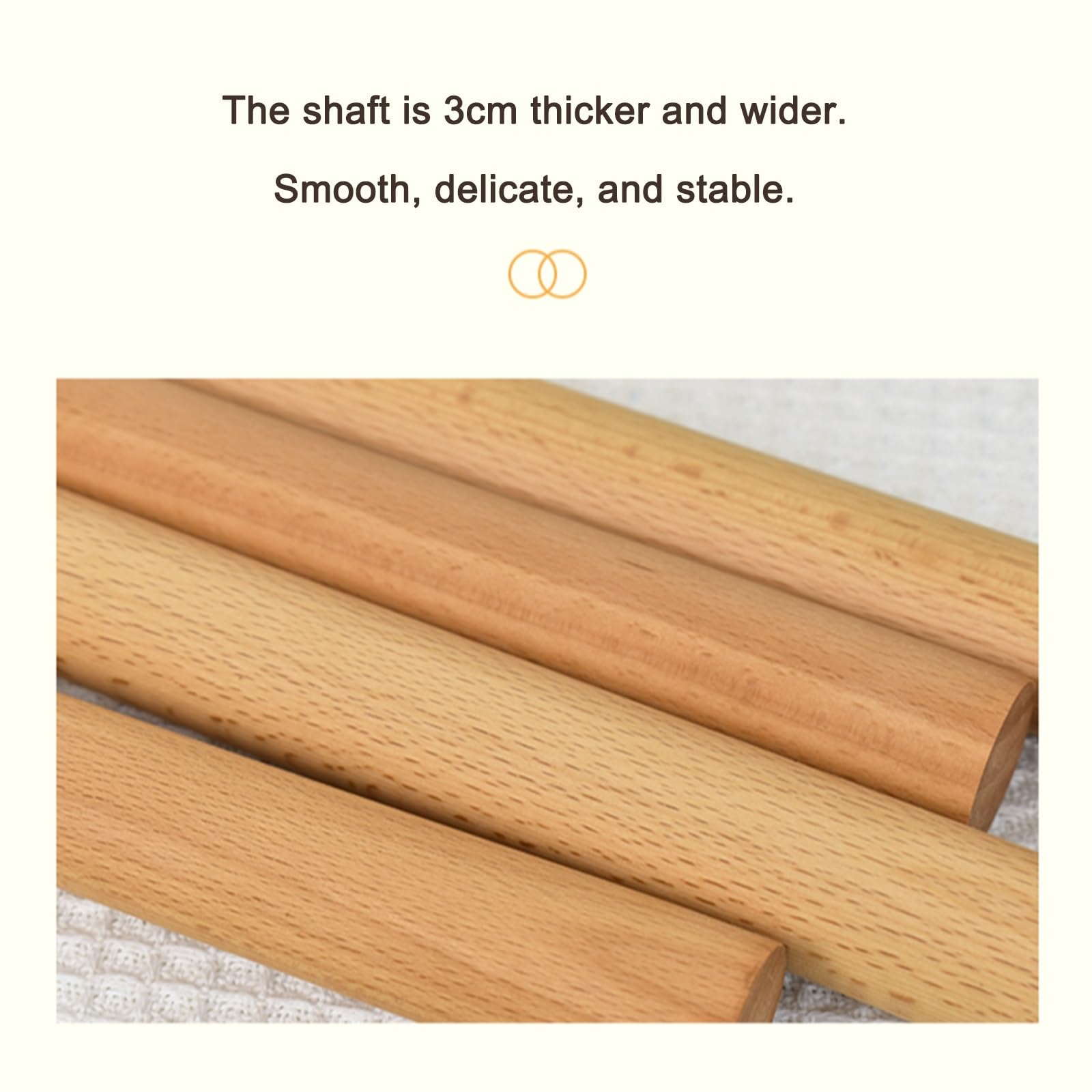 Tringle à rideau simple en bois massif, tringle à rideau de porte, tringle en bois, support perforé latéral(250cm)