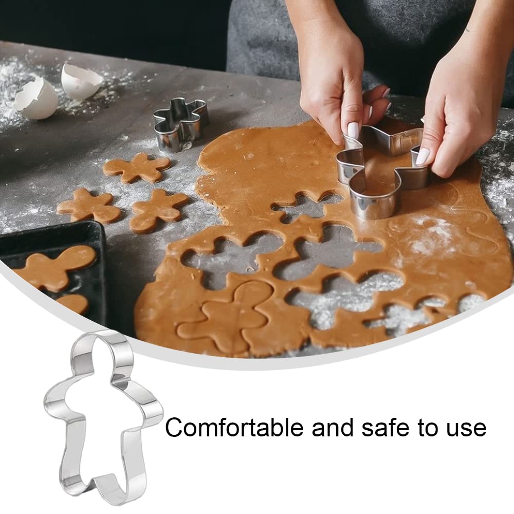Amazon | ジンジャーブレッドマン クッキーカッター クッキースタンプ