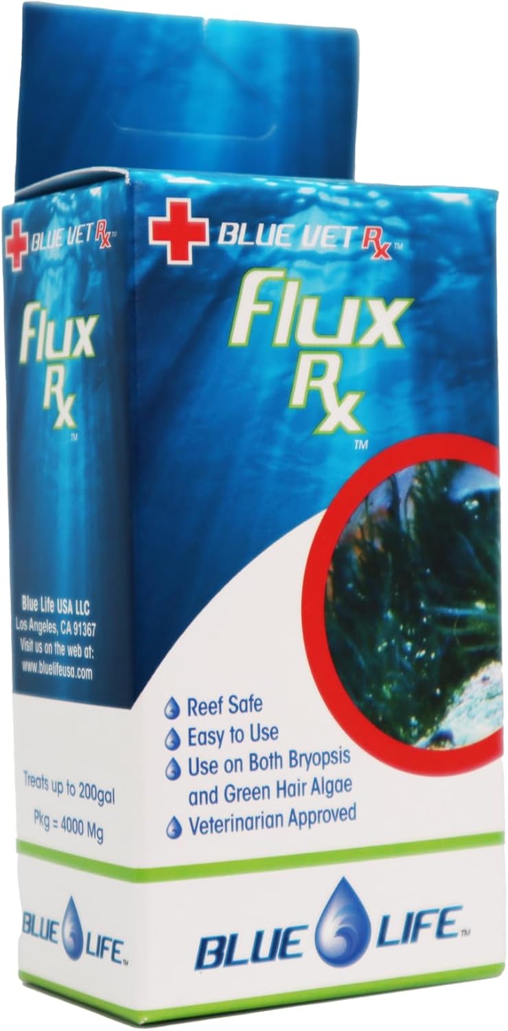 Blue Life Flux RX Bryopsis Hair Algae Treatment 4g Amazon.co.uk Pet