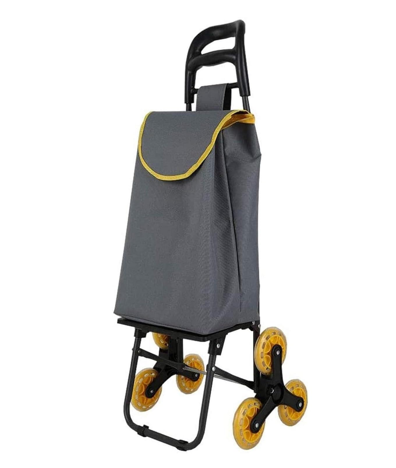 Einkaufstrolley Trolley Zusammenklappbarer Einkaufstrolley Mit 6 Rädern, Einkaufswagen, Treppensteigen, Heim, Tragbarer Supermarkt-Einkaufswagen, Für Ältere Menschen Einkaufstasche mit Rollen