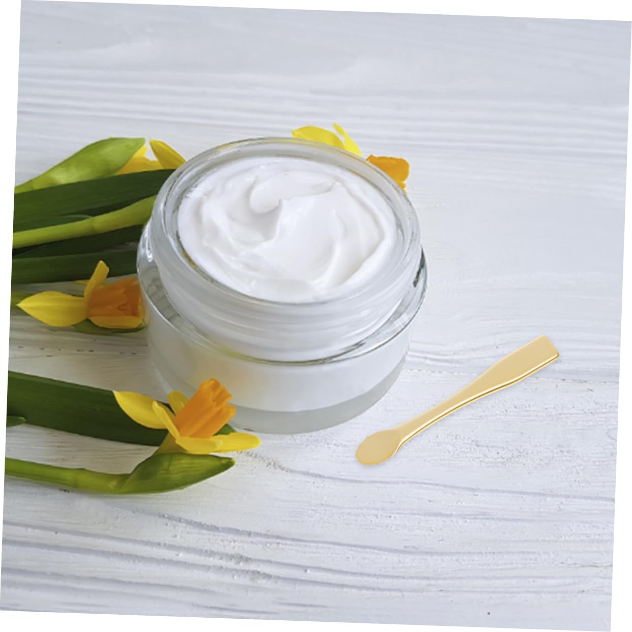 Didiseaon Makeup Spatula Tool 12pcs Women's Face Cream Applicator Spoons Lotion Spatula Set Mini Reusable Cosmetics Spatulas for Travel