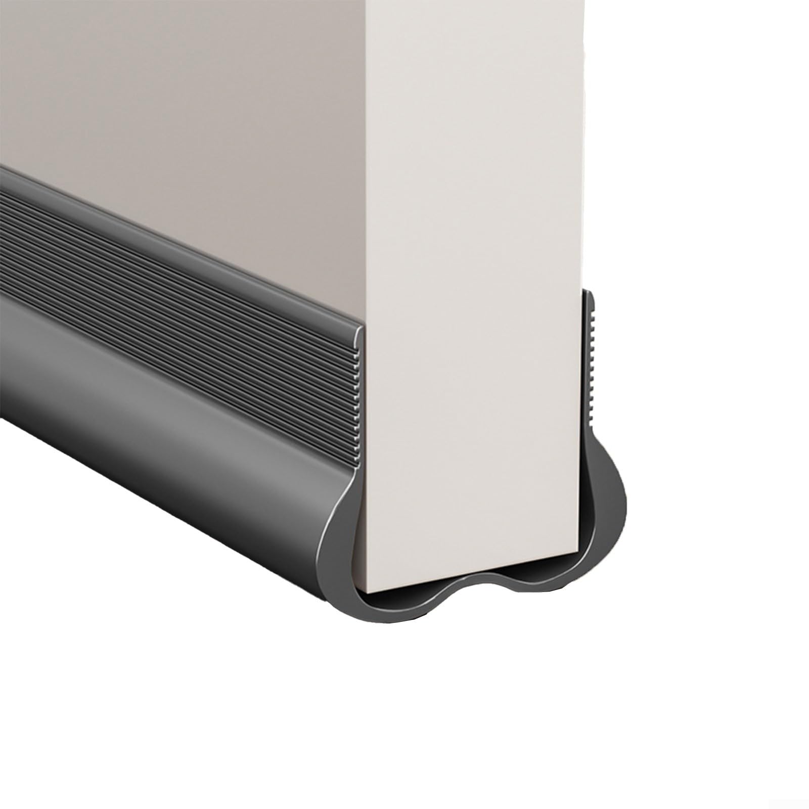 93cm Flexible Door Bottom Sealing Strip Under Door Draft Stopper Sealing Strip Windbreak Strip Guard Sealer Stopper Wind Dust Blocker Protector(Gray)