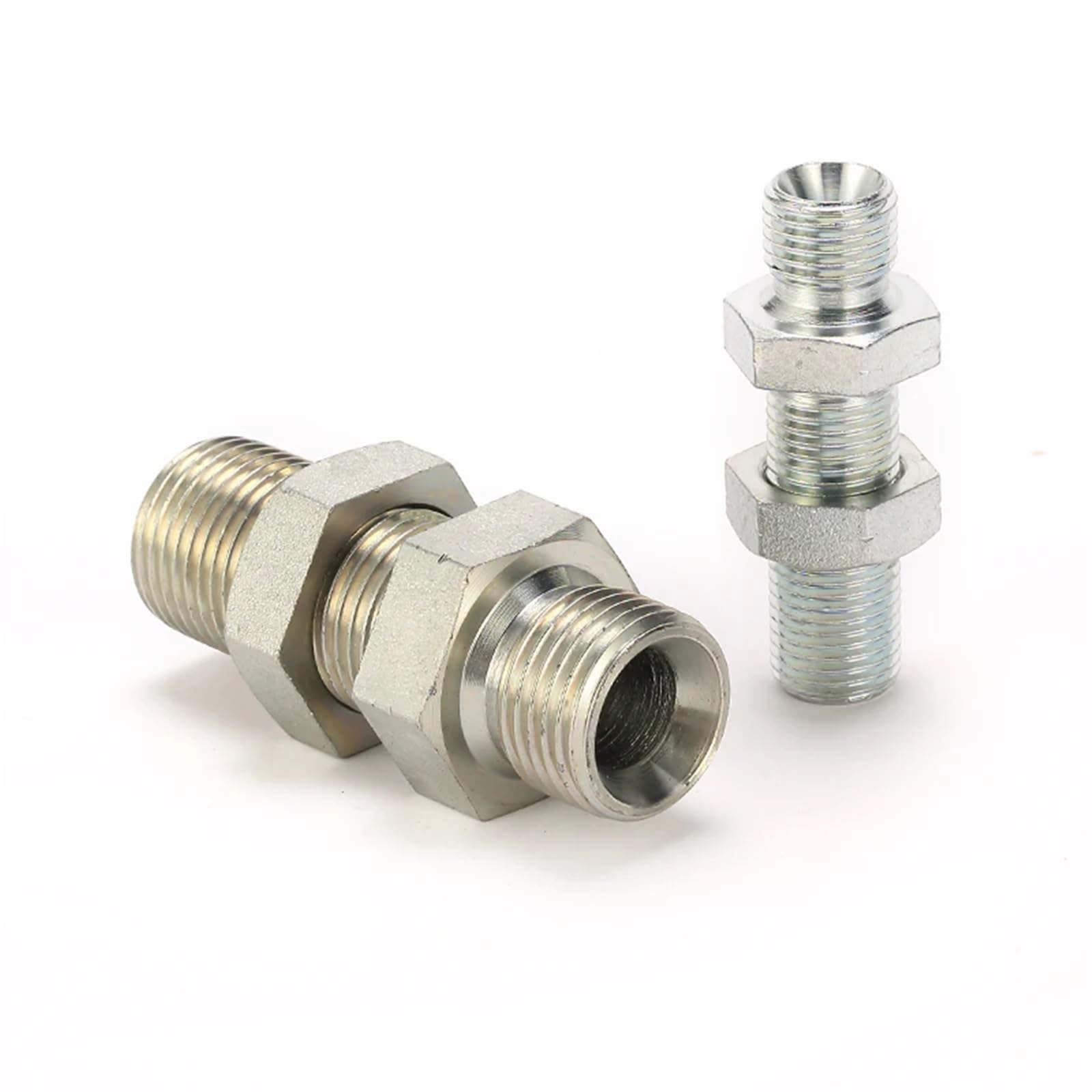 100pcs 6B-04 BSPP Male 60° SEAT Bulkhead