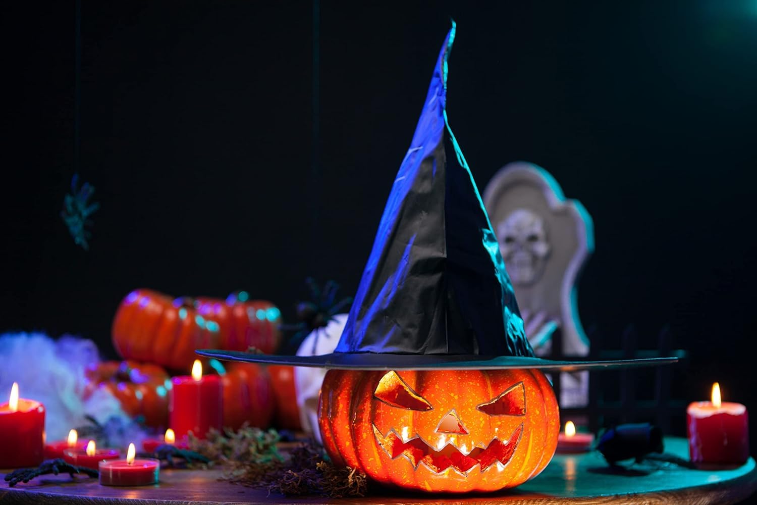 OYOY | 3x Geschenkbox Halloween Schoko Kugeln Geschenkbox | 3x 462 g | Milchschokolade mit Milchcremefüllung | Großes Halloween Schokoladen Geschenkset