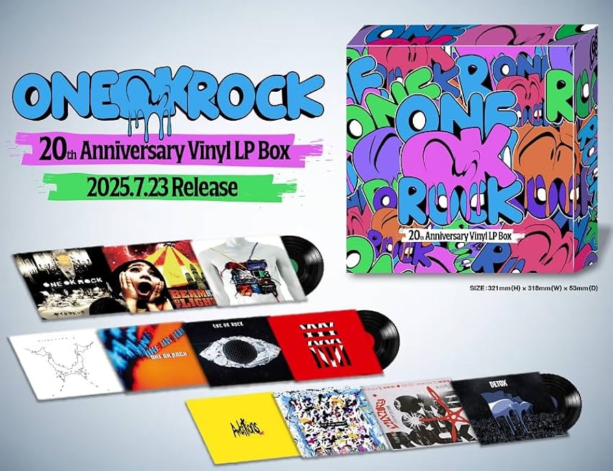 ONE OK ROCK 20th Anniversary Vinyl LP 新品 Amazon.co.jp: ONE OK ROCK 20th Anniversary Vinyl LP Box
