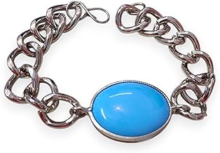 GROTESQUE Men's Turquoise Bracelet – Stylish Bollywood Fashion Jewelry – Durable and Adjustable Wristband