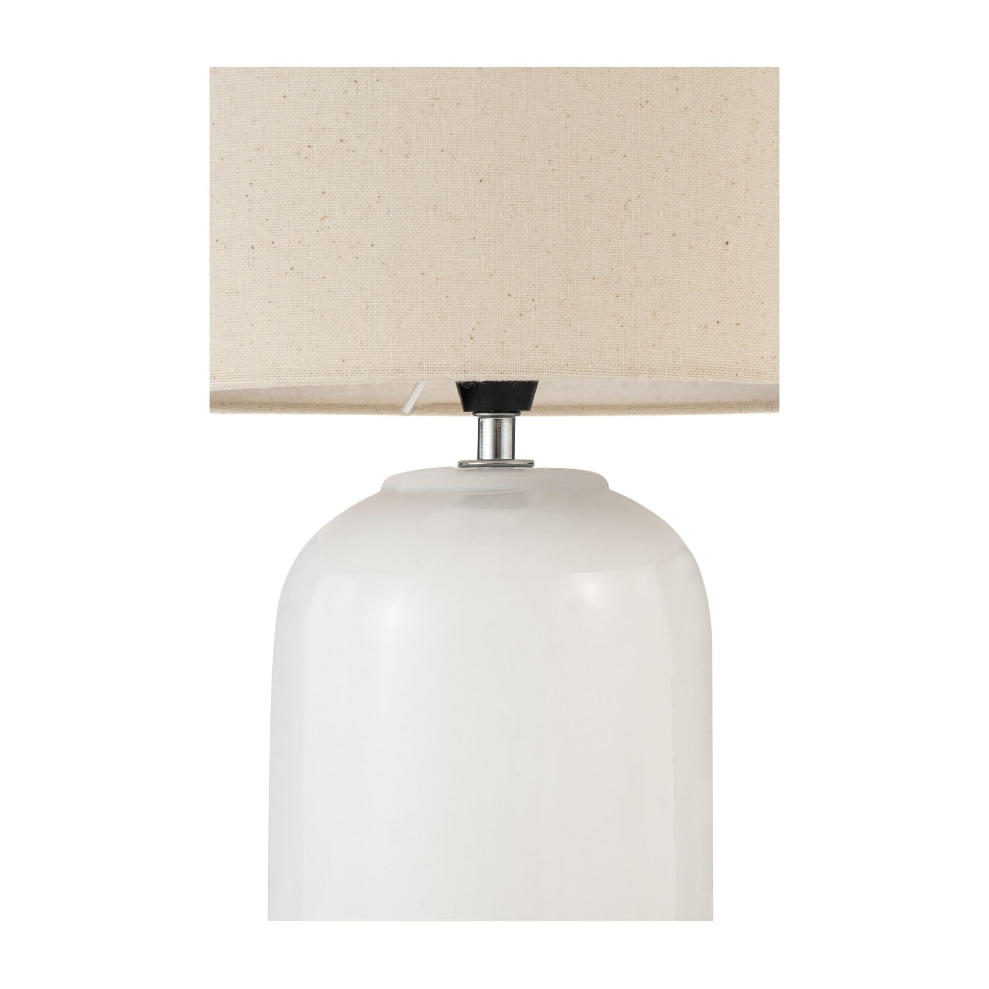 Pauleen Paulmann 48318 Tischleuchte Glowing Soul E14 max. 20W Creme Stoff, Keramik Nachttischleuchte