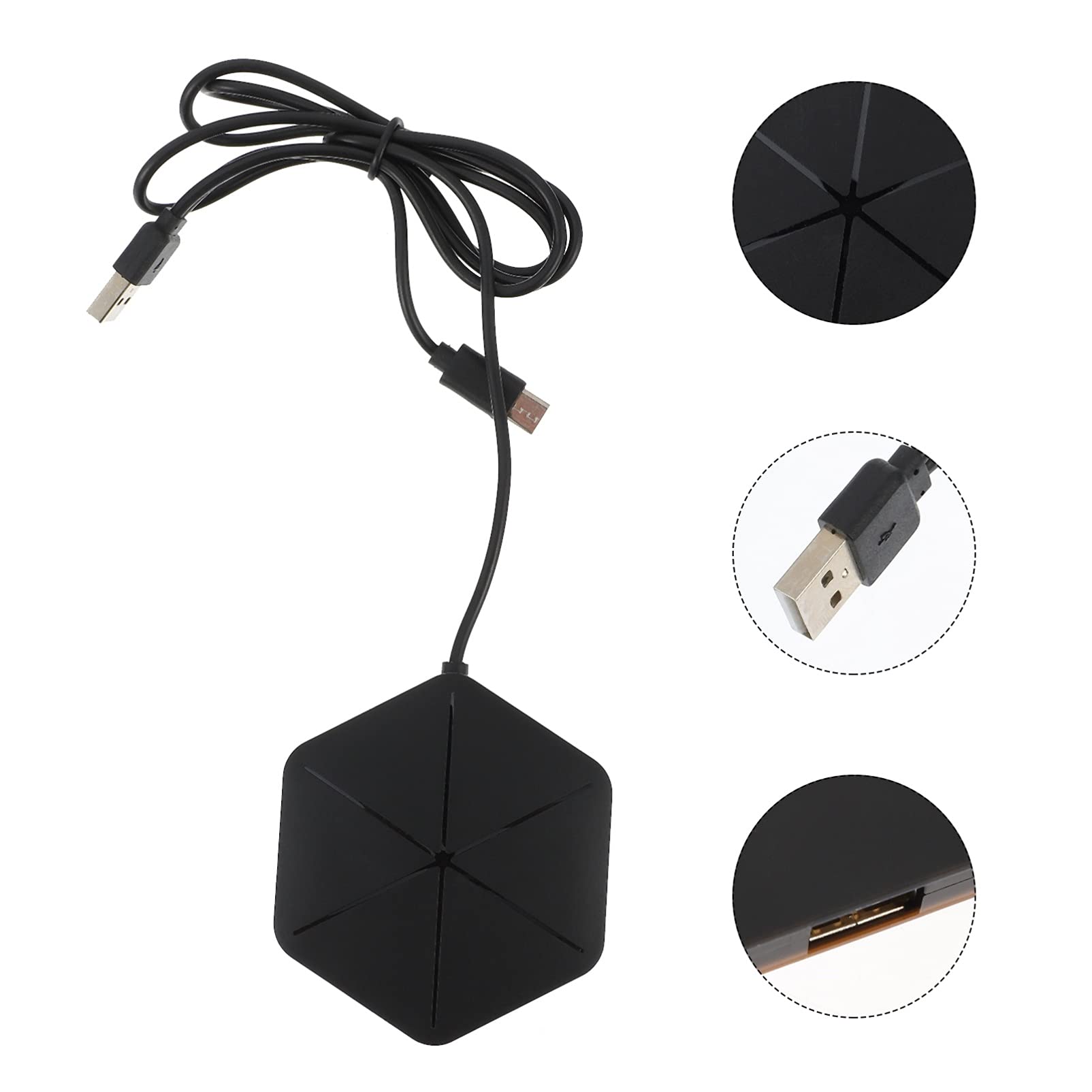 Hemobllo 2pezzi Hub Usb Multifunzionale Porte Con Design Sicuro Adattatore Di Espansione Portatile Per Computer e Laptop Compatibile Con Dispositivi Usb Trasferimento Dati Veloce e Facile