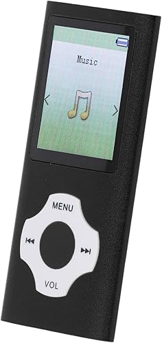 Reproductor MP3 MP4, reproductor de música con Bluetooth5.0, pantalla a color de 1.8 pulgadas, sonido de alta fidelidad, reproductor de música de