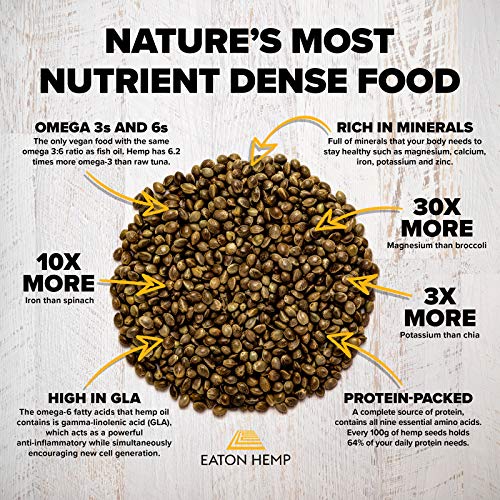 Eaton Hemp Maple Cinnamon Toasted Super Seeds, 12oz Pack, Toasted Hemp Seeds with Natural Spices and Flavors, High Fiber… - Image 5