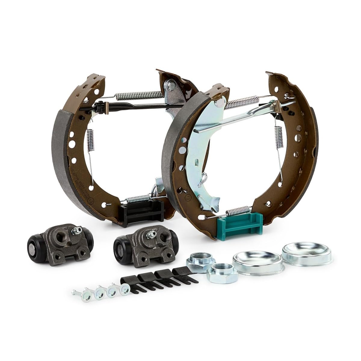RIDEX 3859B0244 Kit de freins à tambour Arrière avec régulateur intégré avec levier frein à main Compatible avec CITROËN C3 I 3/5 portes FC, FN