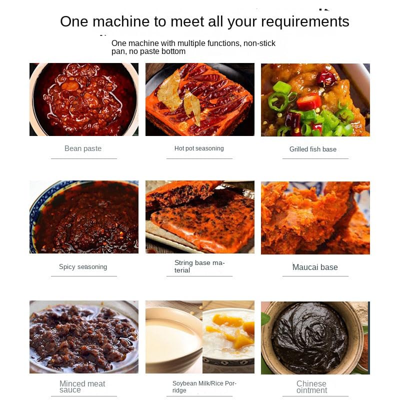 40L/10.5Gal Automatic Pot Mixer, 110V 180W Stainless Steel Electric Mixer For Cooking Agitator Chocolate Paste Heat Mixing Machine, Food Mixer Pot Seasoning Bottom Soup Sauce Stirrer