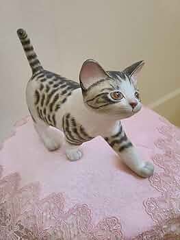 Amazon.co.jp: 宮地乃梨子様 張子の猫 リアルな猫 貴重 置物