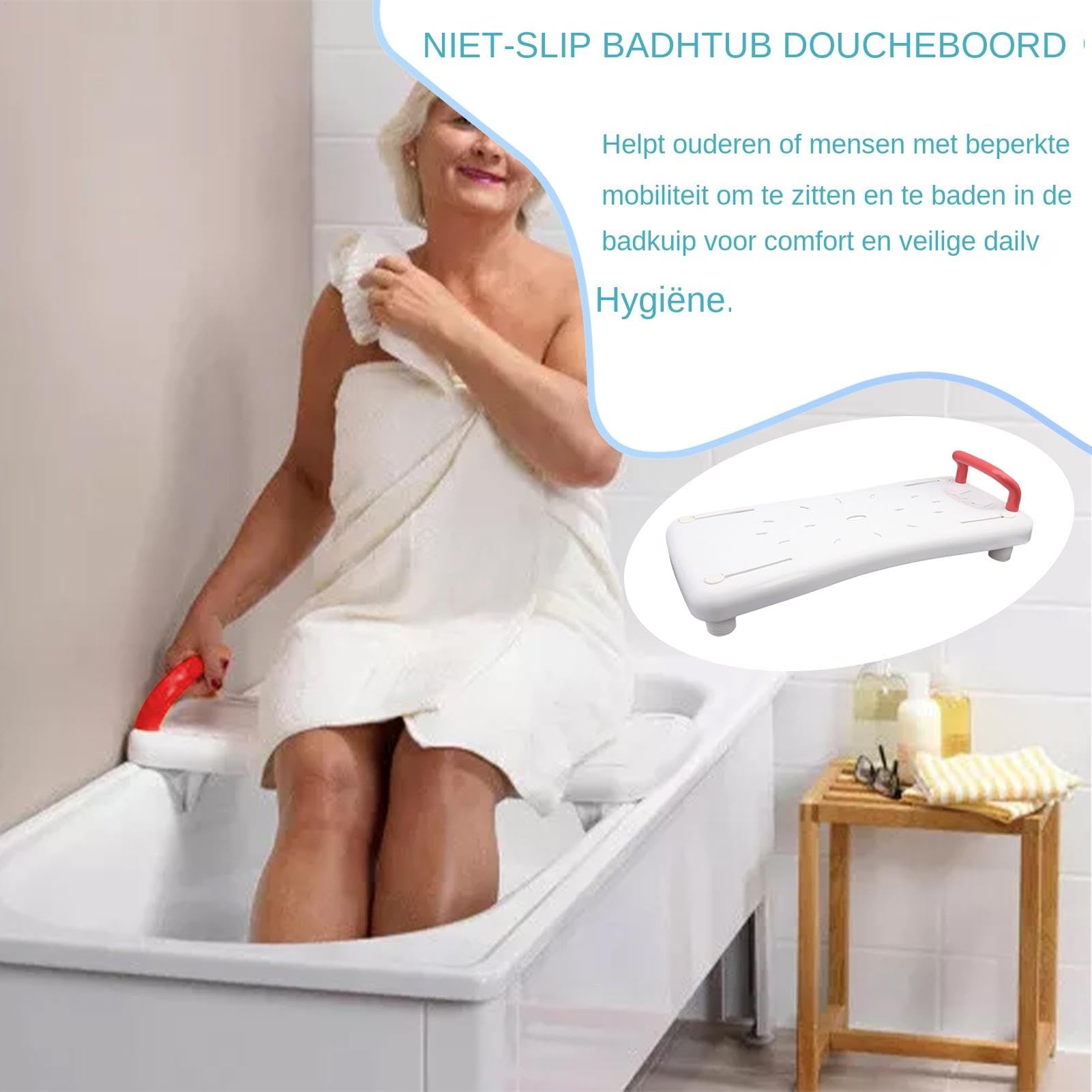 Asientos Suspendidos para Bañera Y Ducha Diseño ergonómico y Antideslizante | Sentado Esquinas Redondeadas Multifuncional Para Personas Con Discapacidad Y Con Dificultades Menstruales