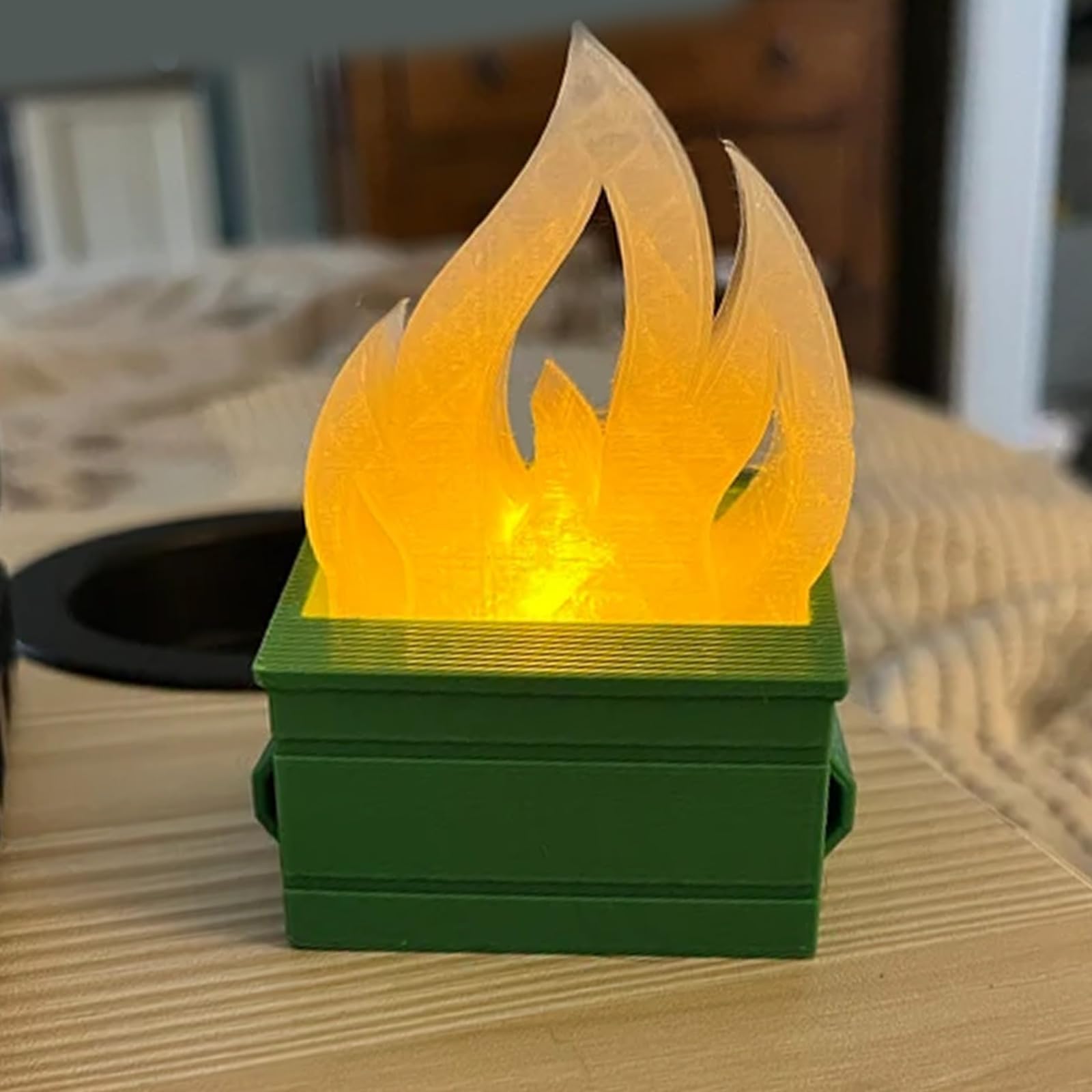Amazon.com: Dumpster Fire Desktop Ornament Light with LED