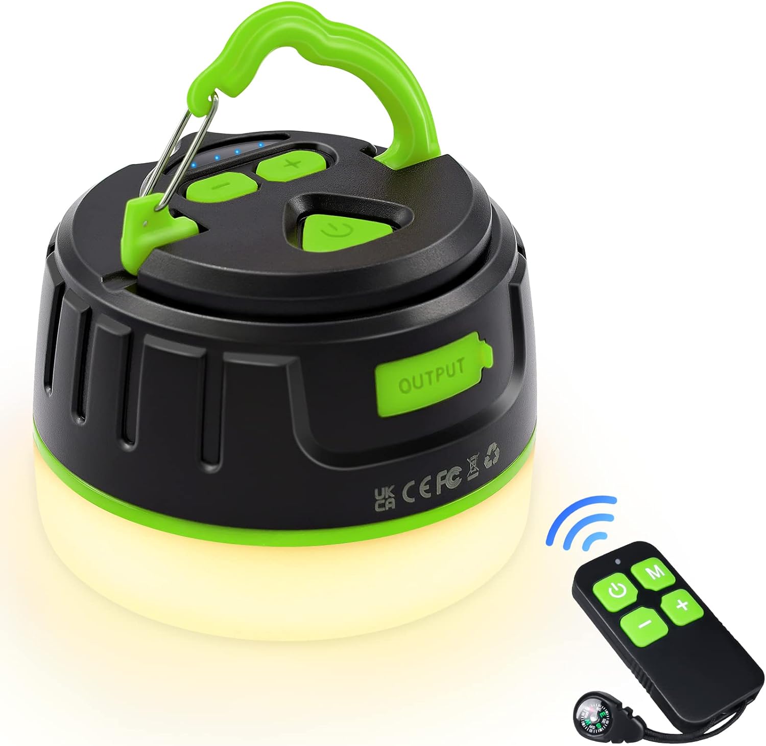 LED Camping Lights Lanterns Rechargeable, Hanging Tent Lights Remote,1000LM Up to 150H Running, Power Bank 5200mAh, 5 Light Modes, Magnetic, Waterproof Lantern Flashlight