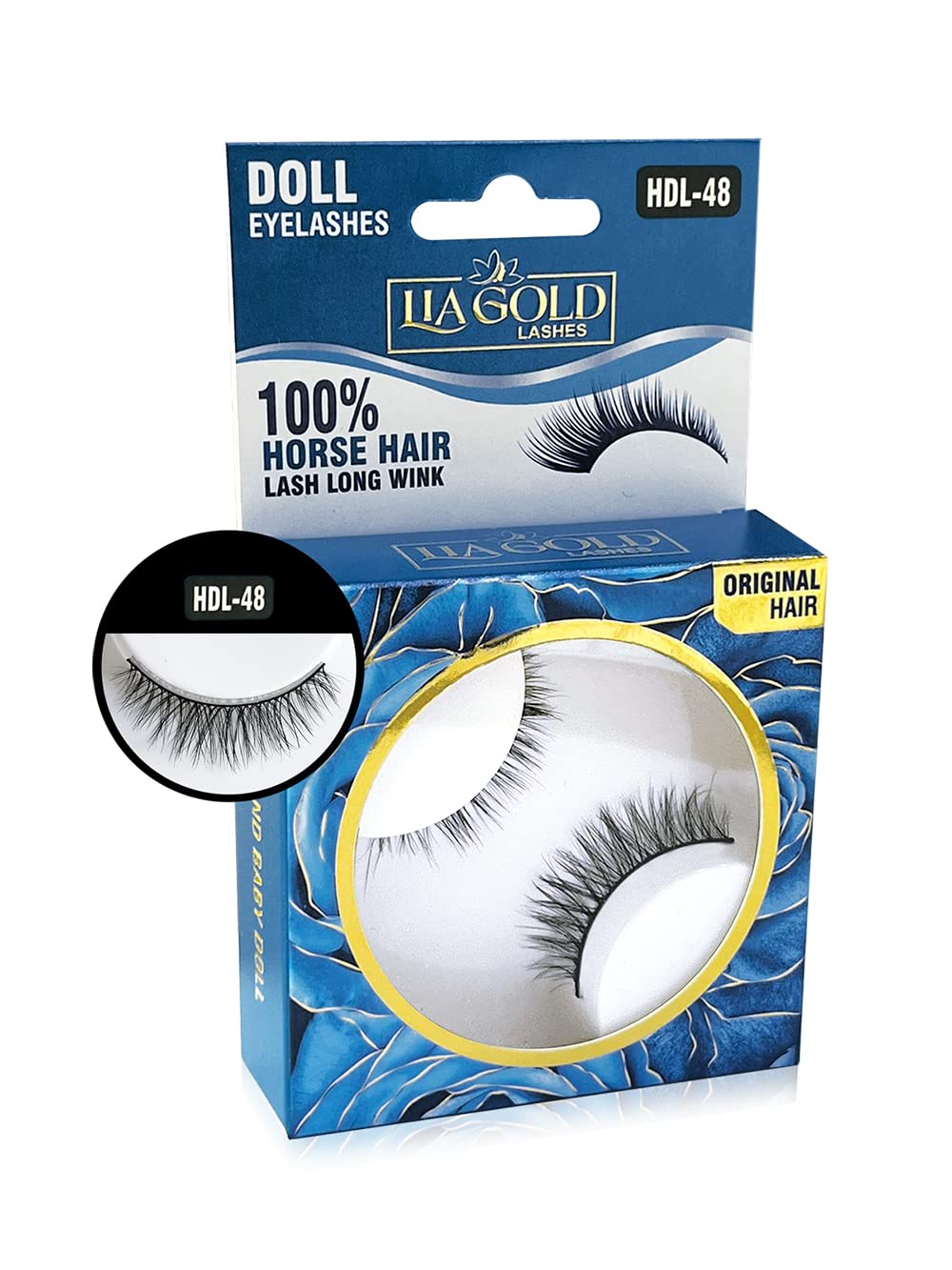 LIA GOLD - LOVELY EYELASHES WITH DOLL LOOK (HDL -48)