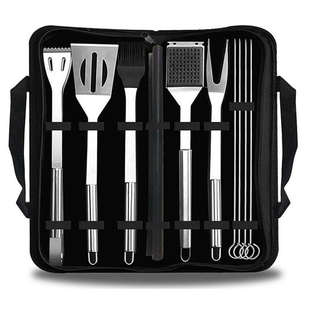 Stainless Steel Grill Barbecue Combination Tool Outdoor Home BBQ