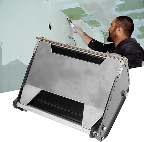 Miniatura 4 de Hitoxi - Caja de acabado plano para paneles de yeso, barro compuesto de masilla en polvo, herramienta profesional de enlucido de pared, raspador,