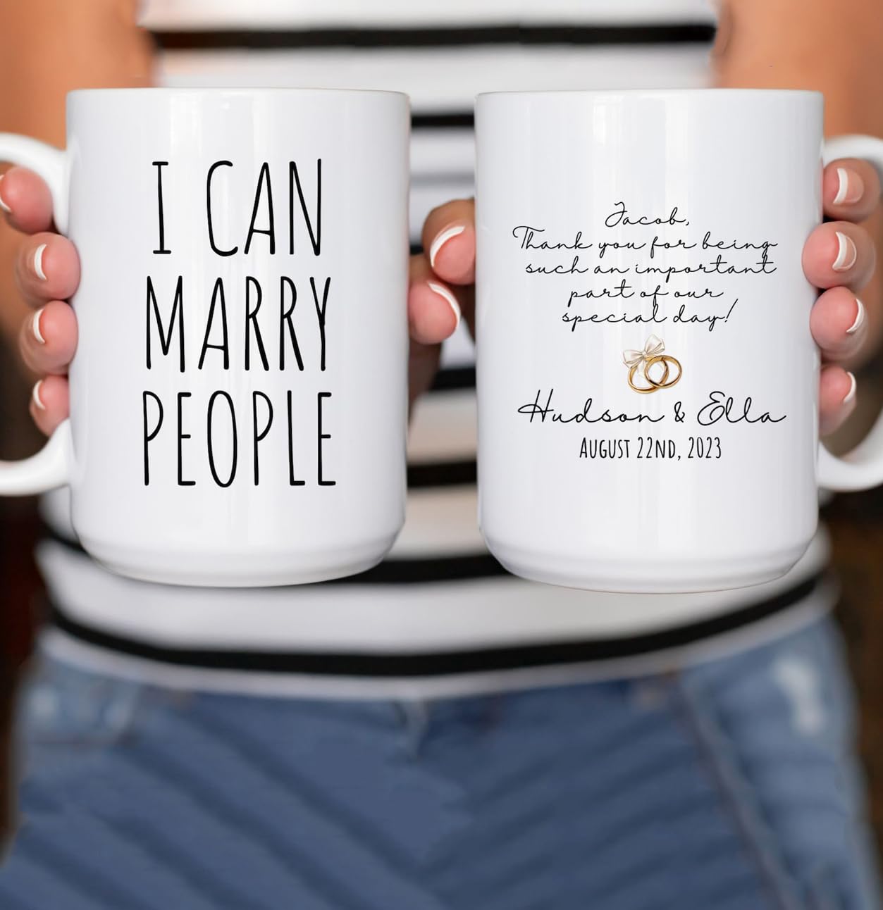 Regalo Personalizado Oficiante De Boda Regalo Oficiante De Boda Agradecimiento Oficiante De Boda