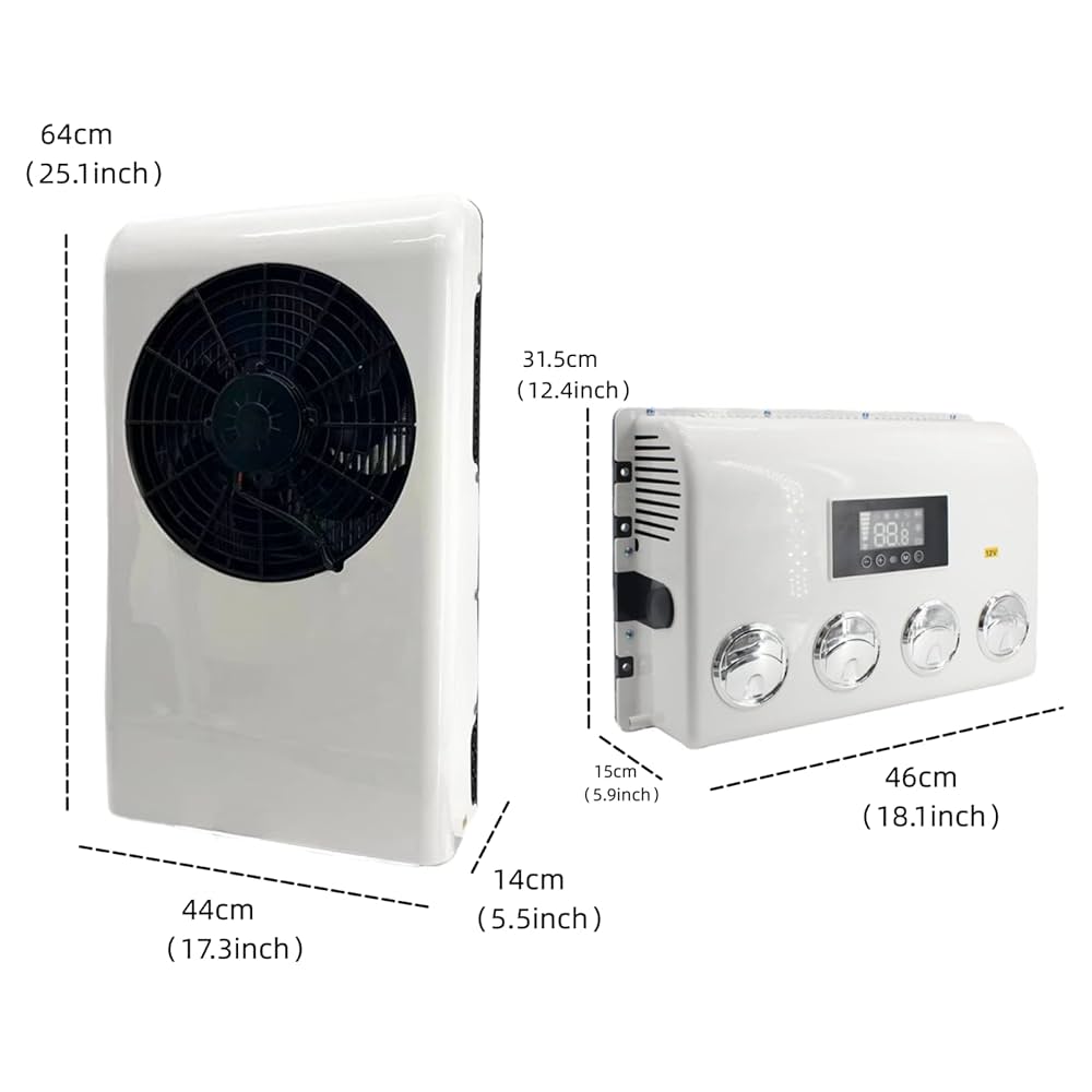 Amazon.co.jp: NEKPOKKA 12 vカーエアコンはトラクター