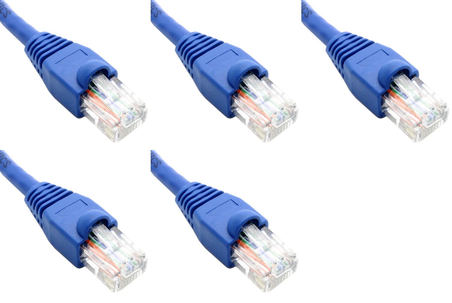 20FT Cat5e Cat 5 kabel sieciowy Patch Lan (5 szt.)