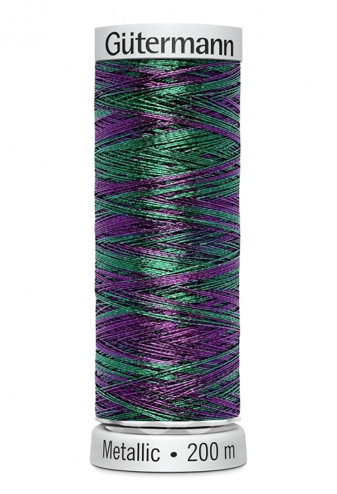 Hilo de bordar metálico Gutermann Sulky 200m 7022 miniatura 1
