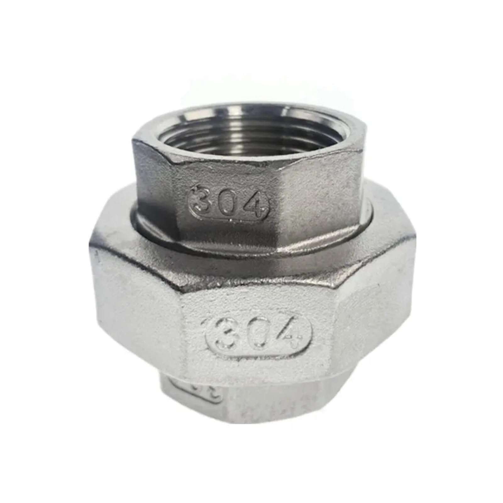 1/8'' - 4'' BSPT Female Threaded Union Stainless Steel 304 Cast Pipe Fitting Class 150(DN10)