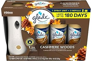 Glade Automatic Spray Air Freshener Diffuser Kit - Cashmere Woods