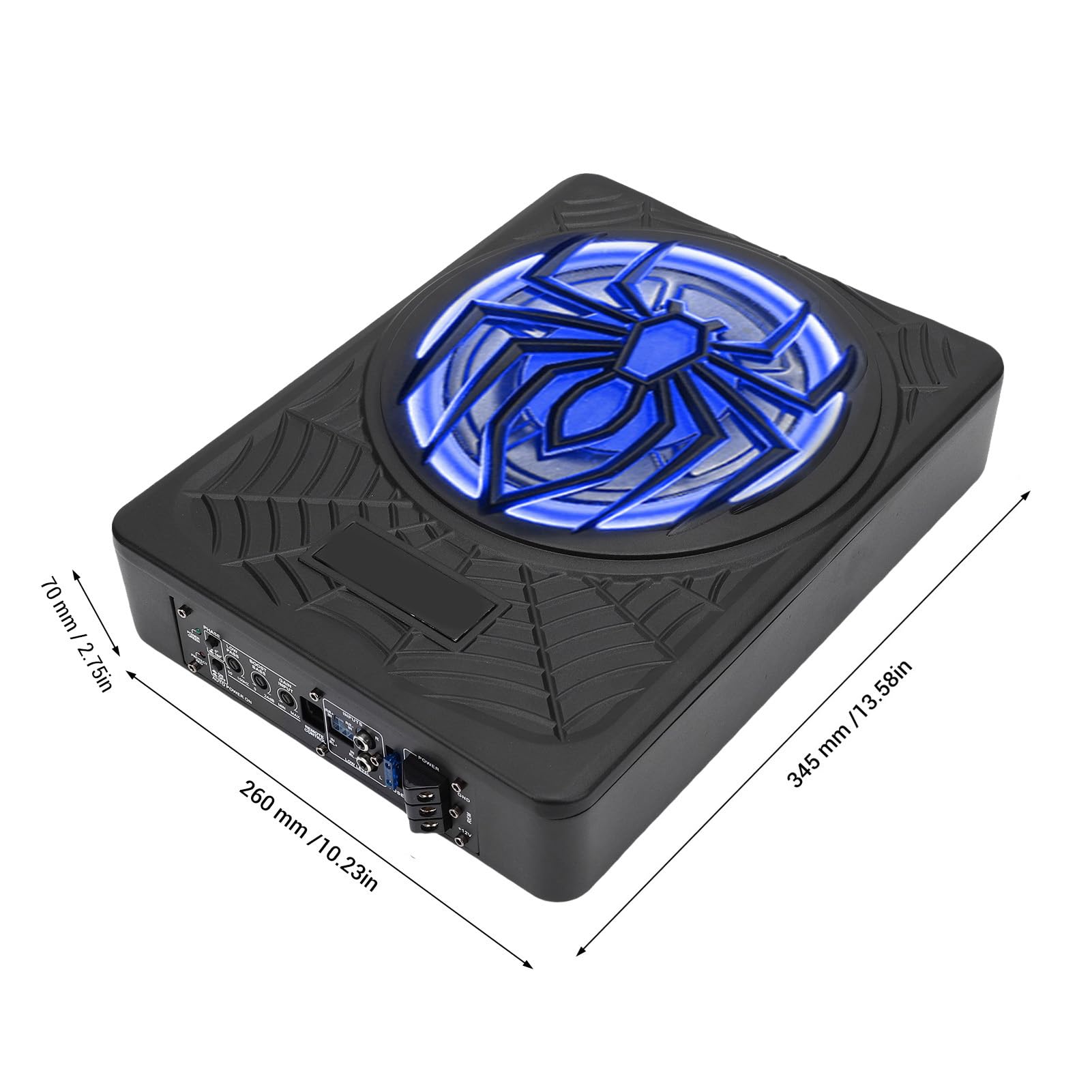 Potente Amplificatore Subwoofer per Auto da 10 Pollici per Bassi Profondi per Camion SUV, Supporto per gli Appassionati di Musica Rock Hip Hop