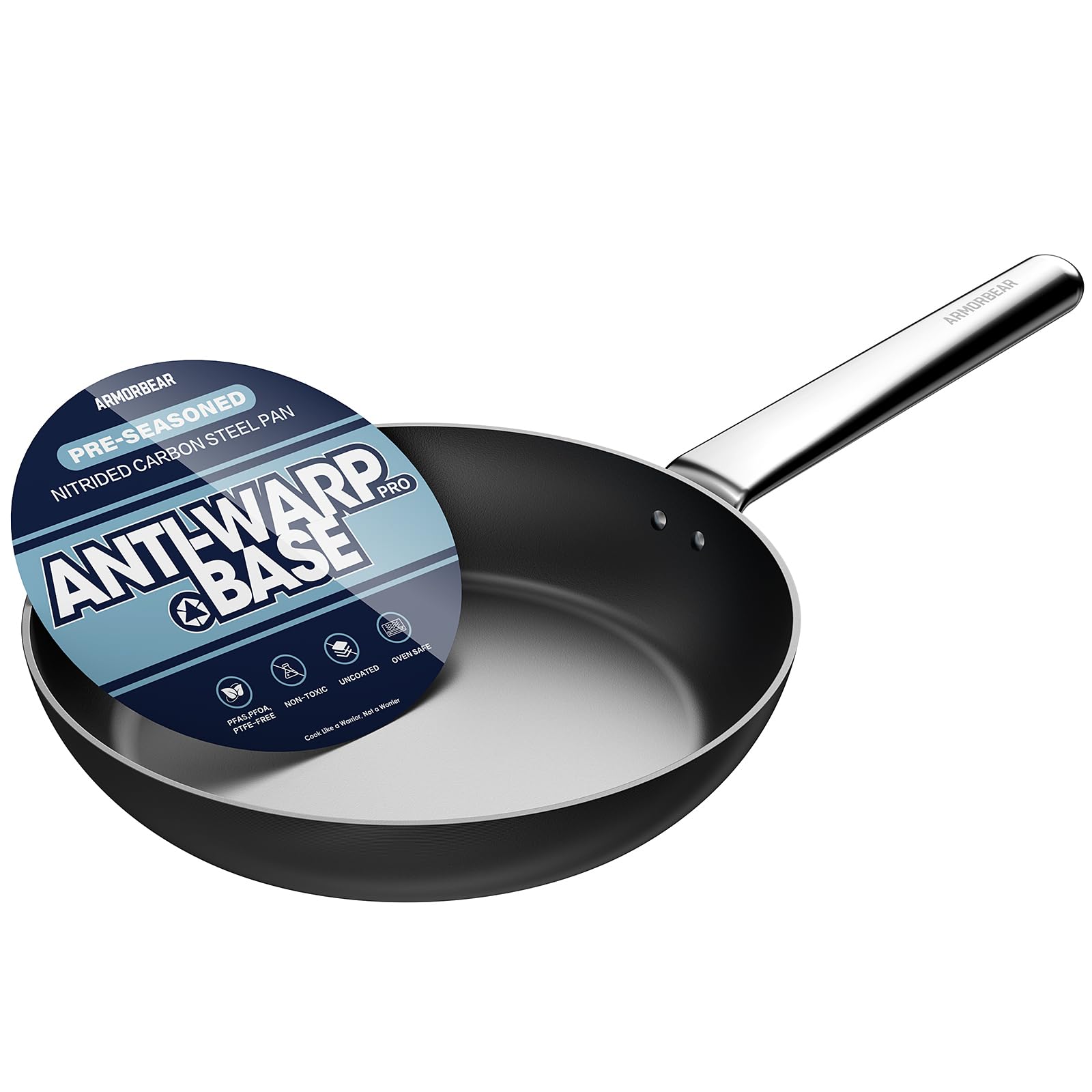 Armorbear Anti-Warp Carbon Steel Frying Pan
