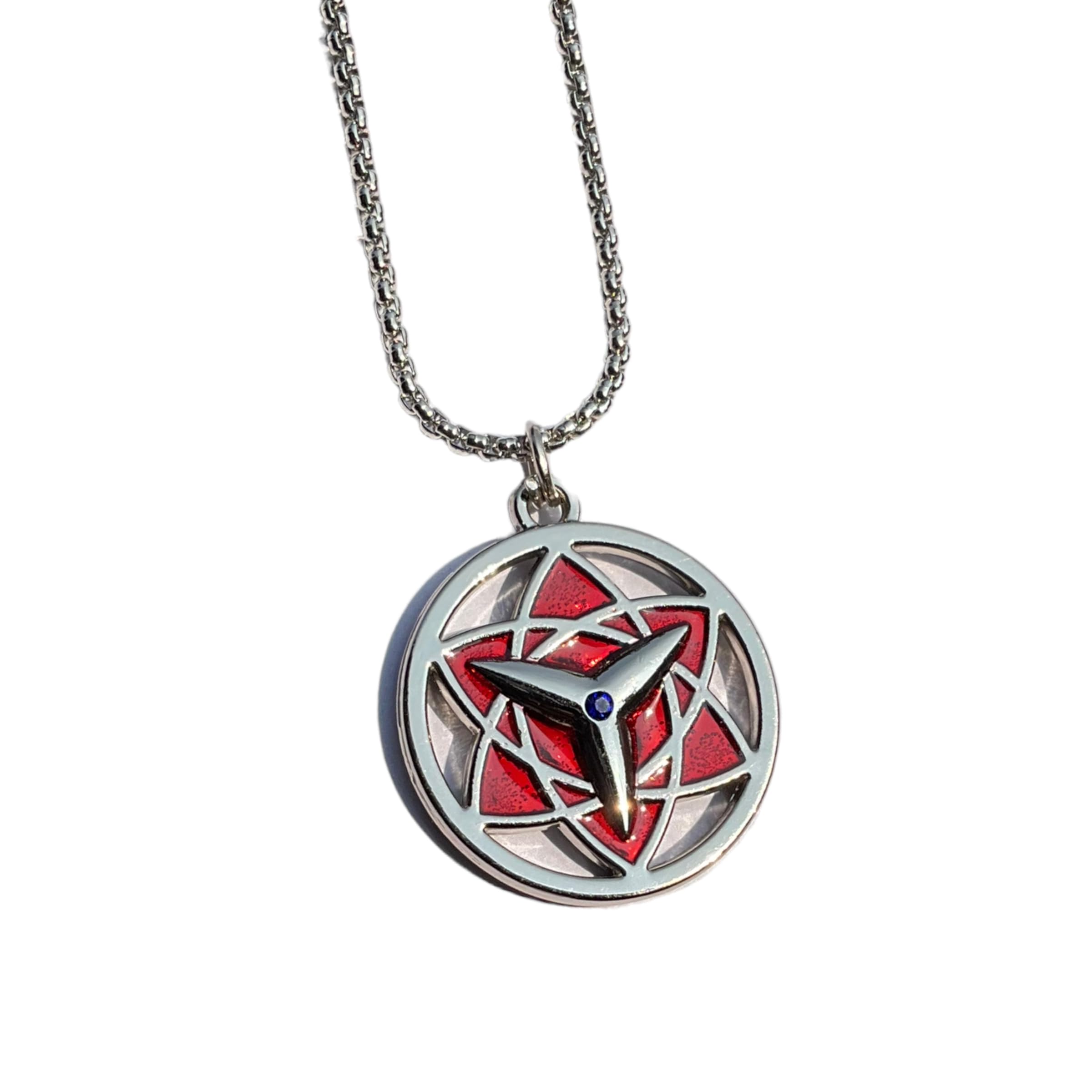 Elegant Attire Club Sharingan Logo Red Pendant Necklace For Boys Men and Women (B0CR6M9FFN) Amazon Price History, Amazon Price Tracker