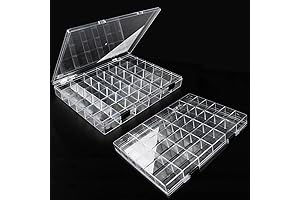 36 Grids Clear Plastic Organizer Box: The Ultimate Storage Solution for Beads & Crafts