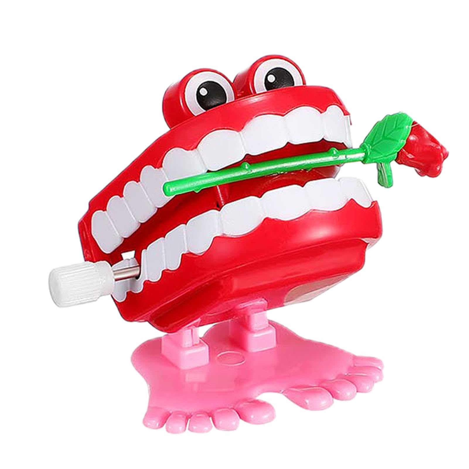 Amazon.co.jp: チャタリング・ティース ゼンマイおもちゃ,ゼンマイ・歯