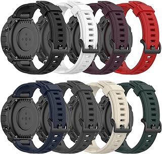 QGHXO Band for Amazfit T-Rex, Soft Silicone Replacement Band for Amazfit T-Rex/T-Rex Pro Smartwatch (No Tracker, Replacement Bands Only)