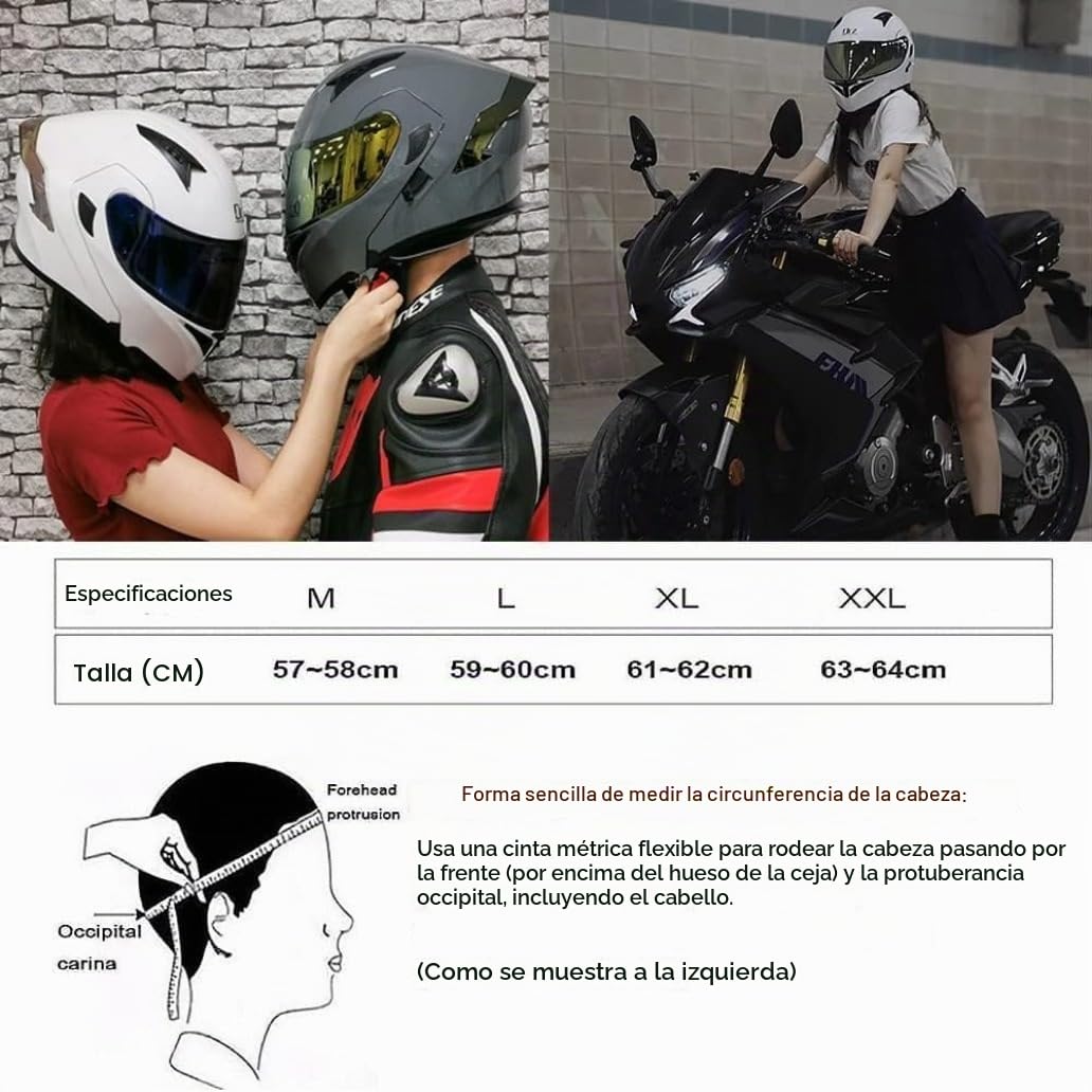 Casco Moto Modular con Bluetooth Integrado, ECE Homologado Casco Integrales Flip Up Moto Jet Scooter