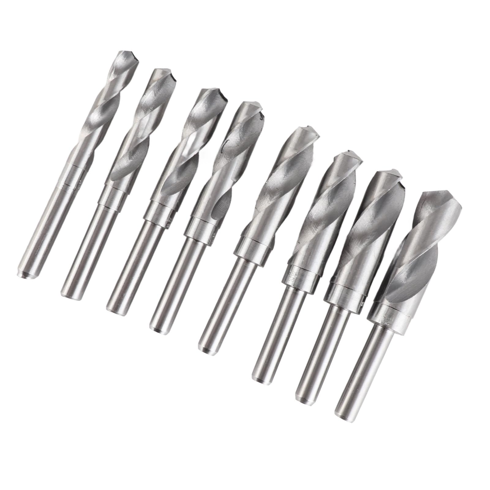 Juego de Brocas Helicoidales de Acero con Alto Contenido Carbono Alta Resistencia 8 Piezas con Caja Madera para Profesionales