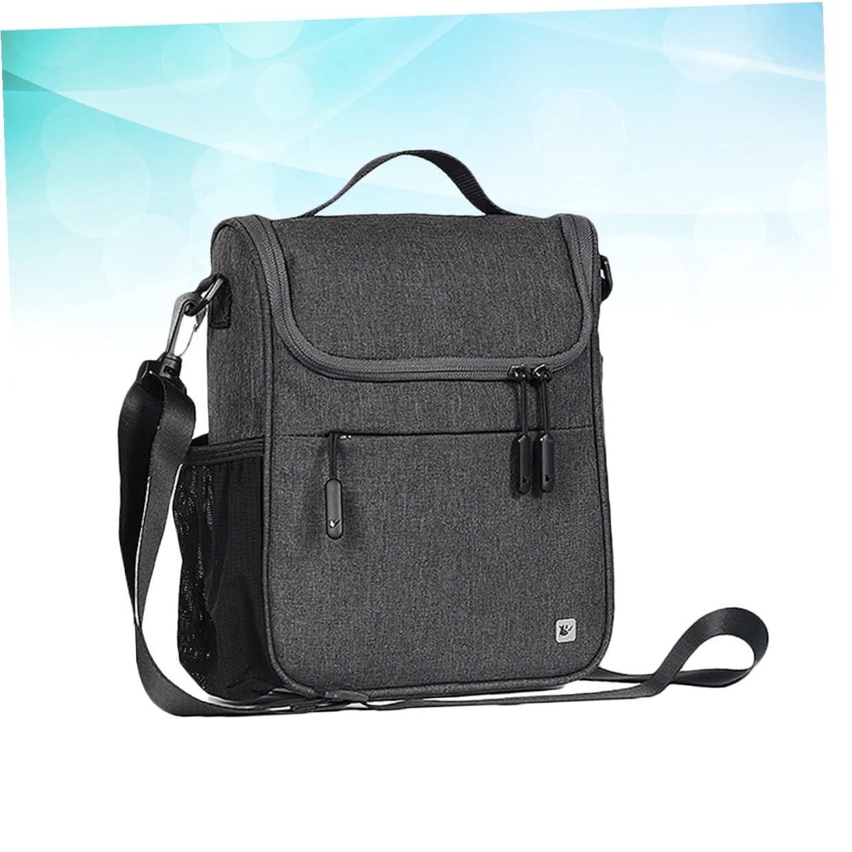 Hemobllo Borsa Manubrio Bici Capienza Borsa Anteriore Per Bici Accessorio Ciclismo Fissaggio Manubrio Chiusura Scatto