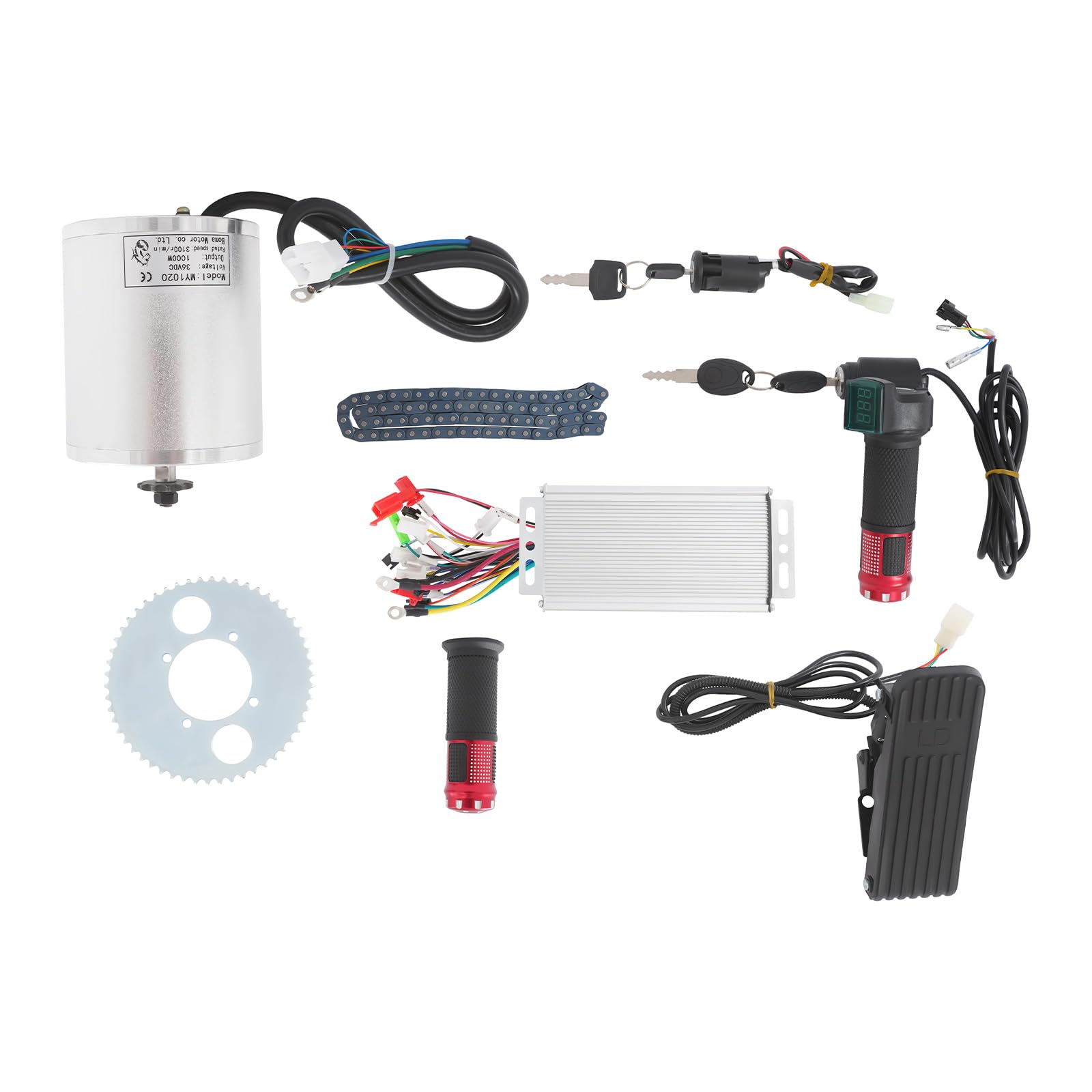 48-72 V elektryczny silnik bezszczotkowy, zestaw 3000 W, kontroler do konwersji