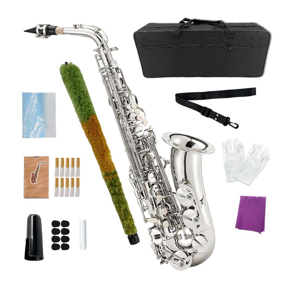 Kit saxophone alto Eb pour débutants, étudiants et adultes