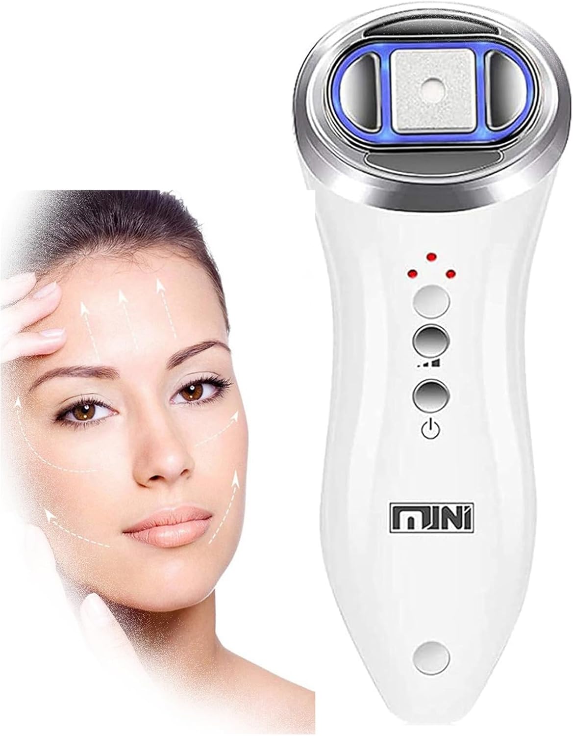 HIFU machine Draagbaar Huidverstrakkingssysteem, Rimpel verwijderen Facelift huidverjonging Mini HIFU Gezichtsschoonheidsmachine Huidverstevigend apparaat voor thuisgebruik