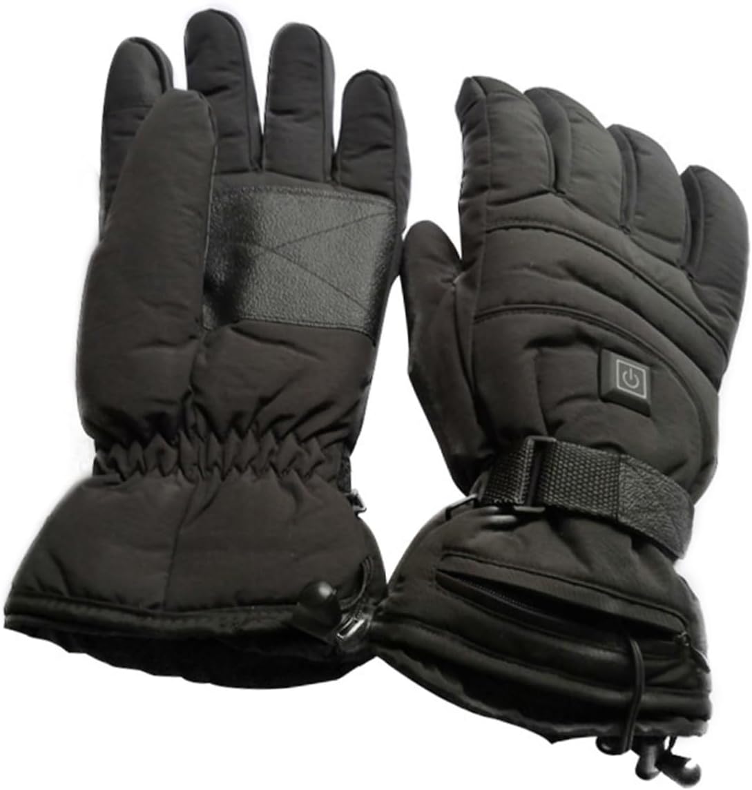 VANZACK 1Set Winter Heated Gloves USB Rechargeable Thermal Gloves for Skiing Motorcycling and Outdoor Sports Touchscreen Compatible Non Slip Design for Men