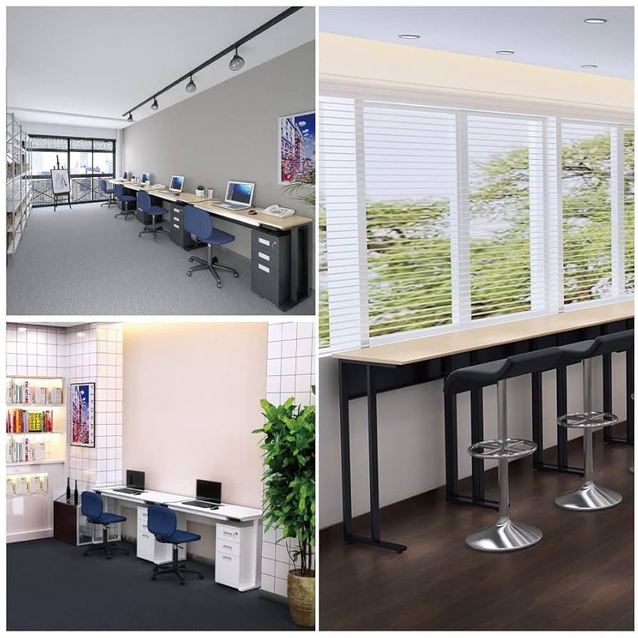 Amazon | 家具のAKIRA オフィスハイデスク テレワーク 平机