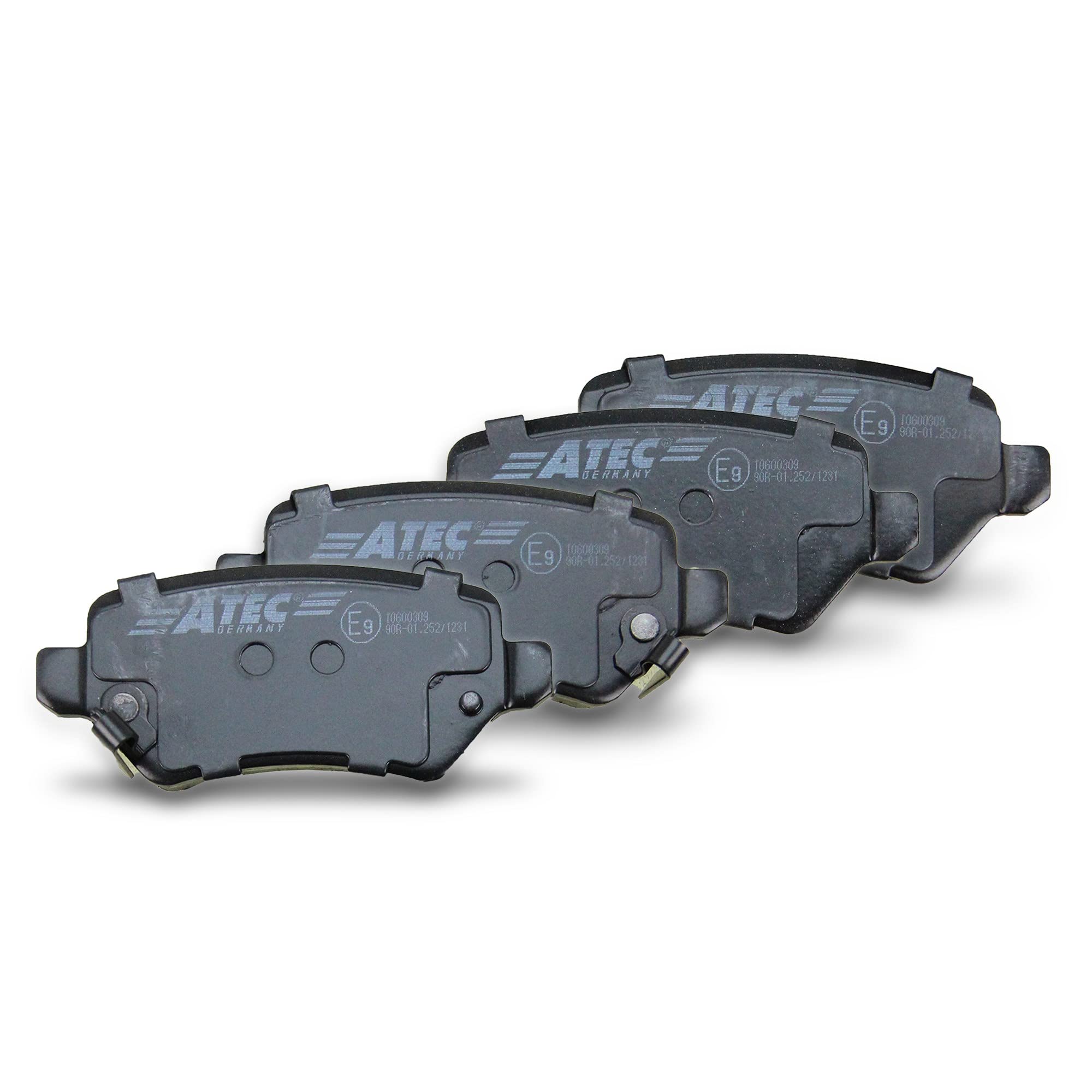 ATEC Germany Bremsenset Hinterachse inkl. Bremsscheiben Ø 240 mm Voll + Bremsbeläge Hinten Kompatibel mit OPEL ASTRA G (T98) (F35) (F70), ASTRA H (A04)(L70), MERIVA A (X03)
